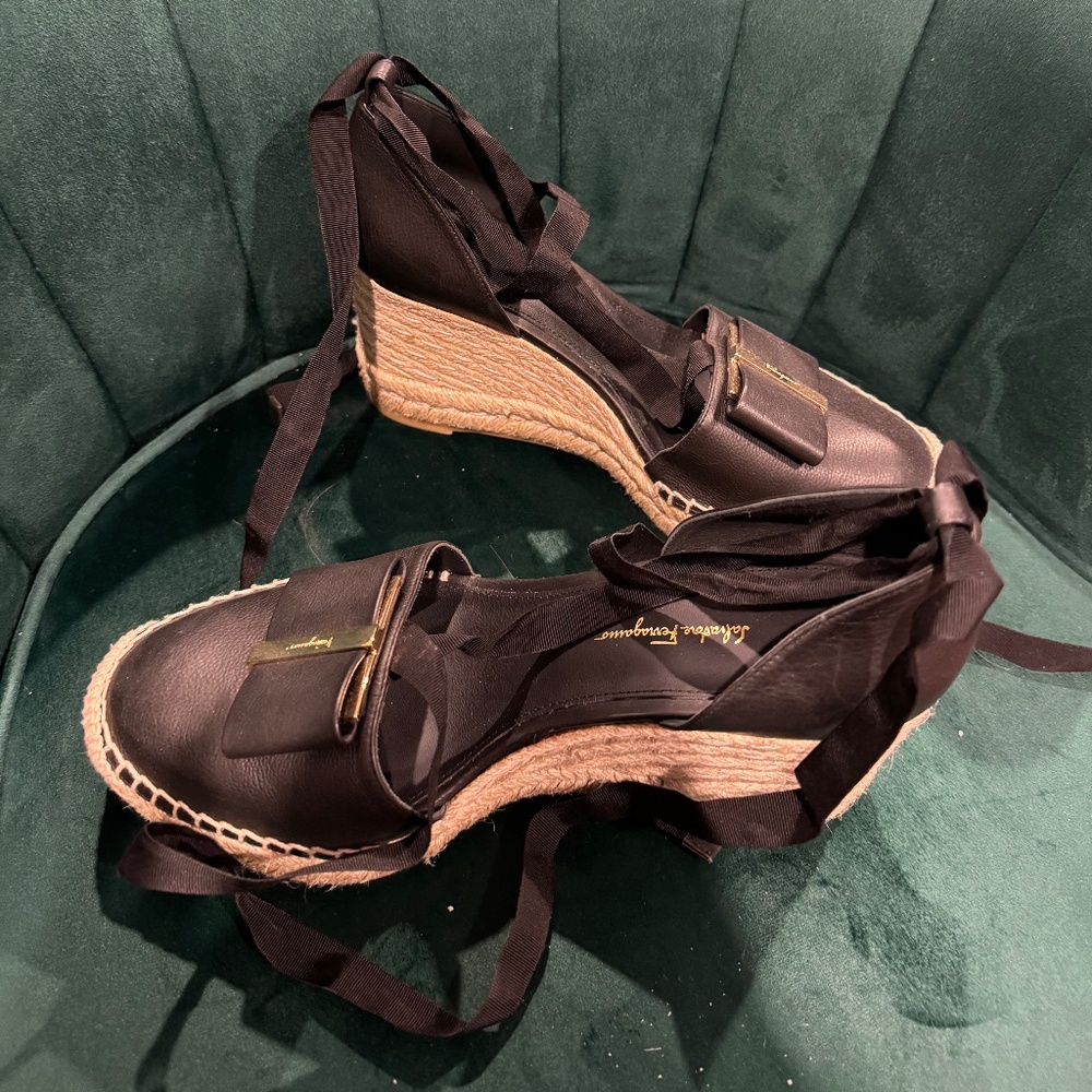 Womens Ferragamo Wedges Size 40